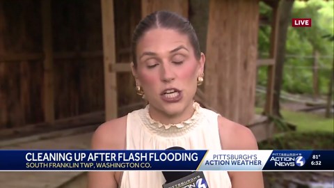 Flooding causes damage in Washington County, Pennsylvania