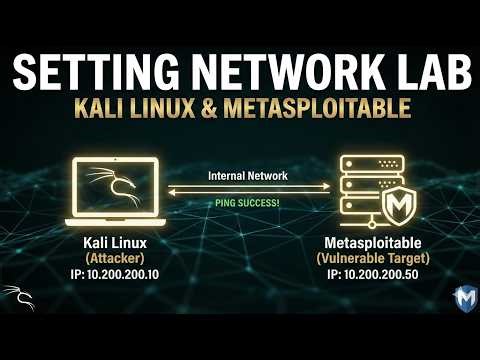 Konfigurasi Network Kali Linux & Metasploitable