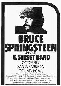 Oct 05, 1976: Bruce Springsteen & The E Street Band at Santa Barbara Bowl Santa Barbara, California, United States | Concert Archives