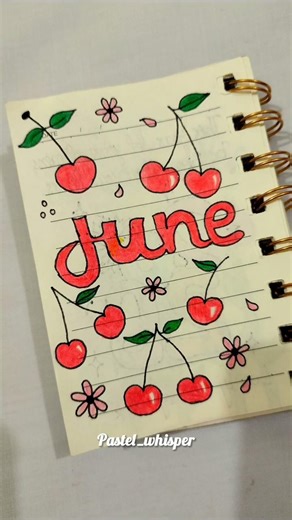 For June babies 💓 Easy & aesthetic drawing tutorial ❣️