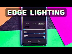 How to Enable Edge Lighting in Samsung Mobile?