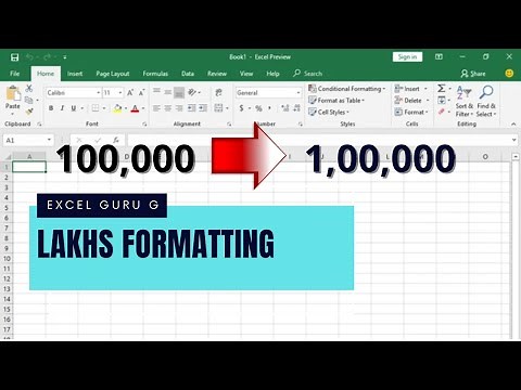 Converting Numbers in Indian Lakhs Format -changing placing of Comma in Excel Numbers