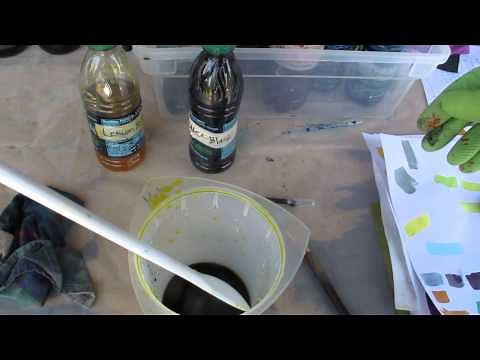 Dyeing Fabric - Color Mixing Demo
