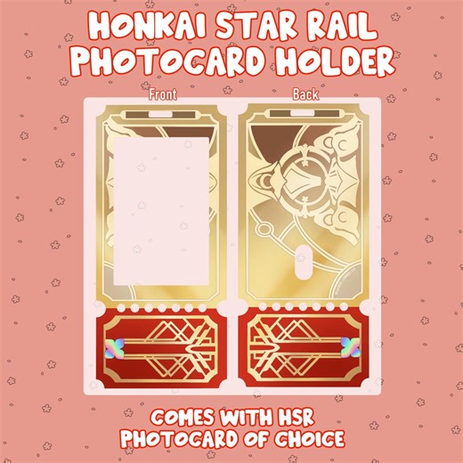 HSR Ticket Photocard Holder - Etsy