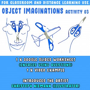 Object Imagination Art Activity [ Classroom and Distance Learning Use]
