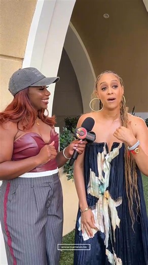 Actress Tia Mowry is home to join in the festivities at The Bahamas Culinary & Arts Festival. She shares that she has Sky Juice for the first time and it blew her taste buds away. | Our News Bahamas
