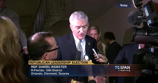 Representative Daniel Webster After Speaker Nomination Vote