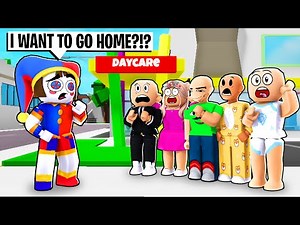 DAYCARE POMNI FROM AMAZING DIGITAL CIRCUS VISITS! | Roblox | Brookhaven 🏡RP
