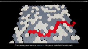 Dijkstra shortest path on hex grid