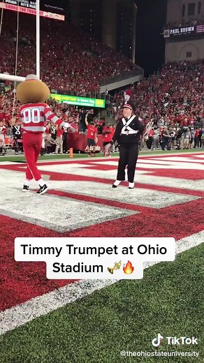 🎺❤️‍🔥 @Ohio State Marching Band 🤝 @Timmy Trumpet fired up the ‘Shoe! #timmytrumpet #mets #gobucks