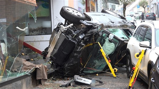 Autofahrer stirbt nach schwerem Unfall in der Lebacher Innenstadt