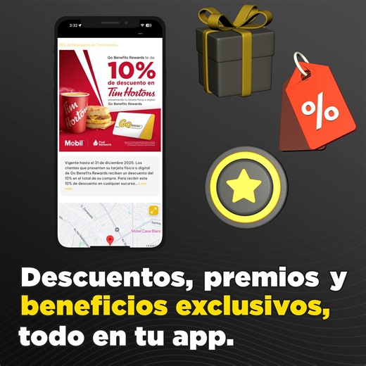 Imagina esto: cargas combustible, compras tu snack favorito y… ¡pum! Tus puntos se acumulan al instante. Todo en la app Go Benefits Rewards, rápida y fácil. ✨ ¡Únete hoy y empieza a ganar con cada movimiento! 📲 iOS: https://apple.co/3RqQQLb 📲 Android: https://bit.ly/3TpFIQq #GoBenefitsRewards #BeneficiosQueSuma | Recompensas Go Benefits