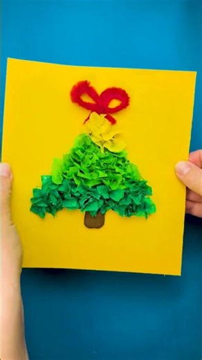 3D Christmas Tree Craft 🌲🥹