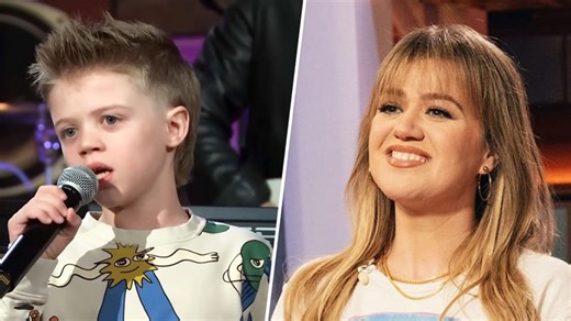 Kelly Clarkson's son Remy steals the show with a touching Frank Sinatra performance