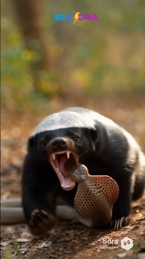 Honey Badger vs Cobra – Wild Moment!
