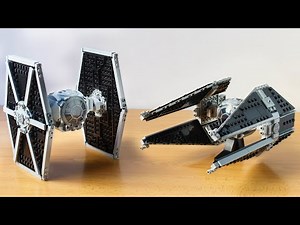 Lego TIE Interceptor using the new 75300 TIE Fighter