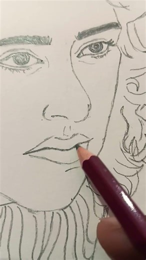 Drawing nancy wheeler from stranger things #art #drawing #artist #explore #shorts #strangerthings