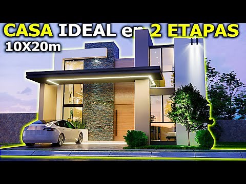 HERMOSA CASA de UN PISO ampliable a DOS NIVELES 10X20m