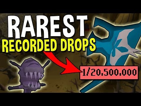 These are the Rarest Recorded Drops in OSRS History! [OSRS]