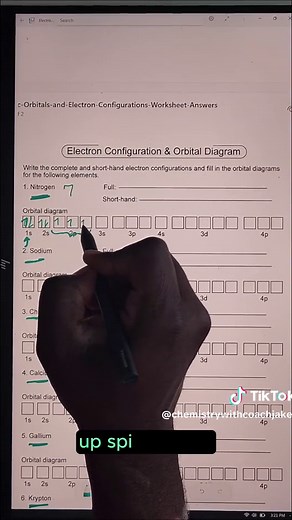 Electron Configuration ✨: Part 1 of the Ultimate Guide to Electron Configurations & Orbital Diagrams! #chemistry #chemistrywithcoachjakes #electronconfiguration #orbitaldiagram #periodictableofelements