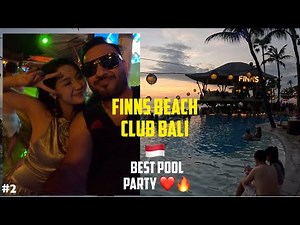 FINNS BEACH CLUB BALI VLOG 2025 🇲🇨| The Ultimate Luxury Party Beach Club OF BALI, INDONESIA 🏝️✨