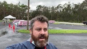 UPDATE from Lillian, Alabama where we are serving hot meals at the hurricane distribution point. Residents have been showing up every day waiting on a FEMA truck that just arrived, so we’ve made sure they have food to take home. Many are picking up for elderly neighbors as well. | World Central Kitchen
