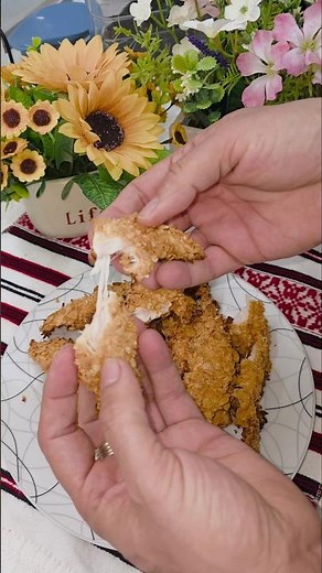 Crispy baked chicken (WITHOUT OIL) made from chicken breast