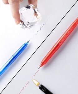 Elemental Ink Pens: Your writing disappears with heat and reappears with cold!