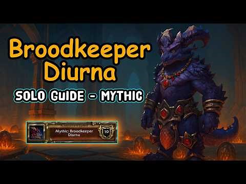 Mythic Solo Kill: Broodkeeper Diurna MELTED in WoW The War Within