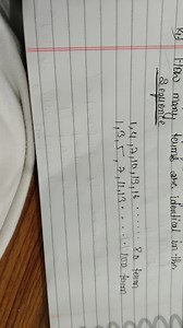 How many terms are identical in the following sequences?Seque... | Filo