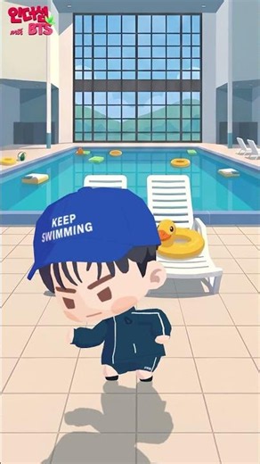 V가 추는 #Swim 🎬 Swimming Pool ver. | 인더섬 4주년 FESTIVAL