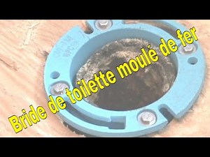 Bride de toilette moulé de fer