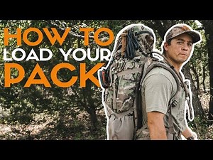 How to Load your Pack | Elk Hunting Gear List