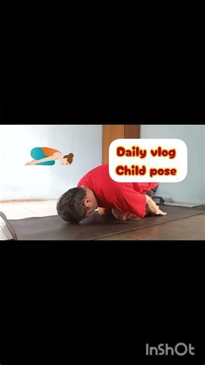 daily vlog yoga child pose