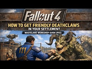 Fallout 4 – How to Get Friendly Deathclaws in Your Settlement | Wasteland Workshop Guide (PS5)