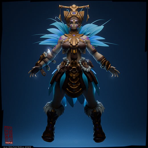 Girl from Darksiders old artbook, Soltus Kirill