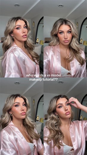victoria’s secret model makeup tutorial #vs #victoriassecretpink #victoriassecretangel @vsbeauty @vspink @victoriassecret | Olivia Volpe