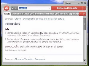 Definición de inmersión