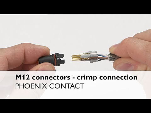 Shielded M12 connectors with crimp connection – Hardware tutorial of assembly