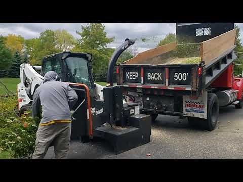 Bobcat 5A Chipper Attachment on S650