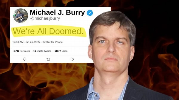 Michael Burry: The 'Greatest Bubble of All Time' Just Burst (recent tweets explained)