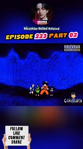 Malakas sa dilim pala ang kalaban nila Goku😱 Dragonball Z episode 223 part 02 #dbz #anime #art #digitalcreator #dragonball | Rhizvhan Anime Rewind
