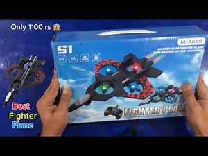 Rc mini drone -s1 fighter jet stunt and flipping unboxing Vidio
