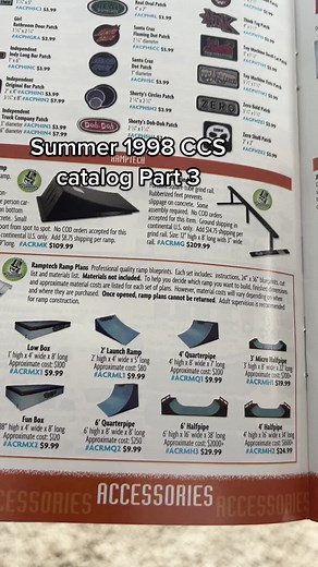 Flipping through the Summer 1998 CCS catalog. Part 3. . #ccsskate #ccscatalog #skateboarding #nostalgia