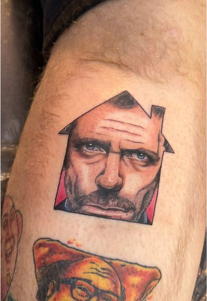 TRUST THE PROCESS 😂 @Adam Doyle #tattoo #dublin #ireland #irishtattooers #dublintattooers #ladytattooers #lgbtqtattooers #housemd #drhouse