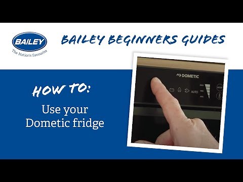 How to use the Dometic fridge in your caravan or motorhome
