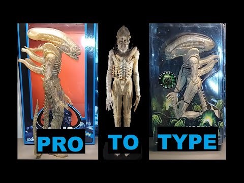 Review! Neca Xenomorph (Translucent Prototype Suit) Series 7 vs 40th Anniversary Comparison!