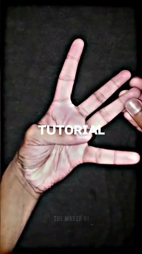 In between the finger cut tutorial💀