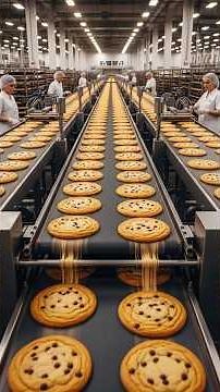 Inside the Cookie Factory – From Dough to Sweet Treats (Full Process)