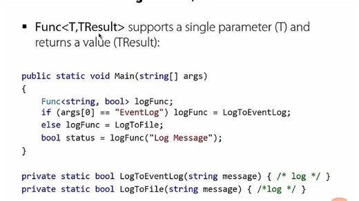 04.Lambdas, Action(T) And Func(T,Tresult) - 07.Using Func[T,Tresult]